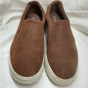 Old Navy Men's Tan Slip-On suede Loafers men sz 12